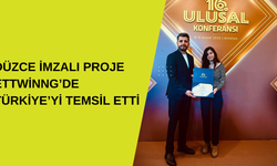 DÜZCE İMZALI PROJE ETTWİNNG’DE TÜRKİYE’Yİ TEMSİL ETTİ