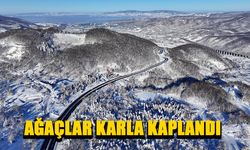 KAR MANZARASI DRONLA GÖRÜNTÜLENDİ