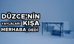 KARDÜZ YAYLASI KARLA KAPLANDI