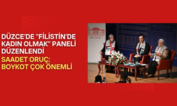 DÜZCE’DE “FİLİSTİN’DE KADIN OLMAK” PANELİ DÜZENLENDİ