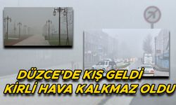 DÜZCE YİNE GÜNE SİSLE UYANDI