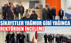 ÇALIŞMALARI İNCELEDİ HASTALARLA SOHBET ETTİ