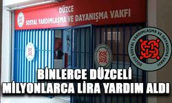 VAKIFTAN YARDIM YAĞDI