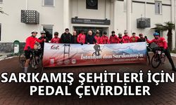 SARIKAMIŞ ŞEHİTLERİ İÇİN PEDAL ÇEVİRDİLER