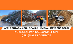 KÖYE ULAŞIMIN SAĞLANMASI İÇİN ÇALIŞMALAR SÜRÜYOR