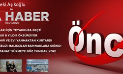 18 OCAK 2026 ÖNCÜ ANA HABER