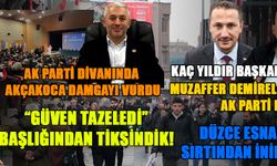 DÜZCE’DE AK PARTİ ESNAFI KAYBETTİ