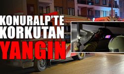 İTFAİYE EKİPLERİNDEN BACA YANGININA TERMAL KAMERALI MÜDAHALE