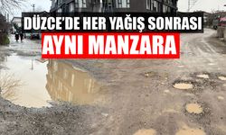 HAMİDİYE MAHALLESİ’NDE ‘ÇAMUR DERYASI’NA DÖNEN YOLA ÇÖZÜM BEKLENİYOR