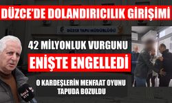 TAPU MÜDÜRLÜĞÜNDE SAHTE EVRAKLA İŞLEM YAPAN ŞÜPHELİ SUÇÜSTÜ YAKALANDI