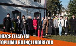 YANGIN ANINDA DOĞRU DAVRANIŞ BİÇİMLERİ ANLATILDI