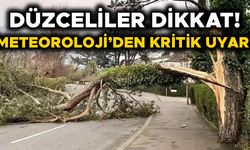 DÜZCE’Yİ KUVVETLİ RÜZGAR VE FIRTINA VURACAK