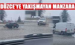 BU YOLDA ARAÇLAR YERDEN GİTMİYOR: YOLA GİREN BİN PİŞMAN