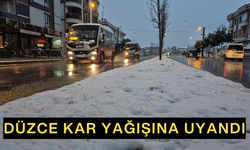 ŞEHİR MERKEZİ BEYAZ ÖRTÜ İLE KAPLANDI