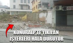 DEPREMDE YIKILMIŞTI HALA ENKAZ HALİNDE