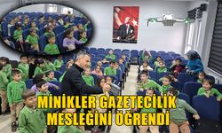 DENEYİMLİ GAZETECİLER SOLMAZ VE AKYOL, MİNİKLERE MESLEKLERİNİ ANLATTI