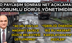 “BİZİM ASIL İŞİMİZ VATANDAŞIMIZIN YOLUNU YAPMAKTIR”