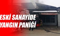 KAPALI DÜKKANDAN ÇIKAN DUMANI FARK ETTİ SANAYİ ÇARŞISINI KURTARDI