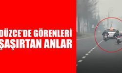 TEHLİKELİ HAREKETLERLE ‘ÖLÜME MEYDAN OKUMA’ KAMERADA