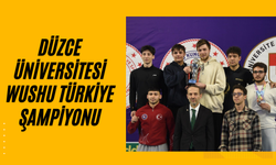 DÜZCE ÜNİVERSİTESİ WUSHU TÜRKİYE ŞAMPİYONASI’NA DAMGA VURDU