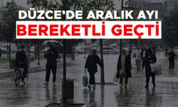 EN FAZLA YAĞIŞ ARTIŞI DÜZCE’DE KAYITLARA GEÇTİ