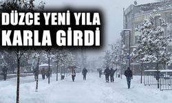 KAR KALINLIĞI KENT MERKEZİNDE 10 SANTİMETREYE ULAŞTI