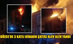 YANGIN 1 SAAT SÜREN ÇALIŞMA SONUCU SÖNDÜRÜLDÜ