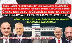 TEHDİTLER BİZE GERİ ADIM ATTIRMAZ, ÖNCÜ HABER ‘DÜZCE’NİN MENFAATİDİR’