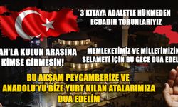 ANADOLU BİZE PEYGAMBERİMİZİN DUASI VE ANNENİN GAYRETİYLE YURT KILINDI