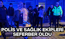 YARALI MOTOSİKLET SÜRÜCÜSÜ ZOR DA OLSA AMBULANSA BİNDİRİLDİ