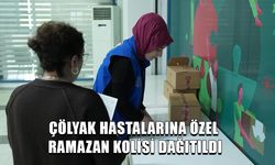 GLUTENSİZ GIDA KOLİLERİ DAĞITILIYOR