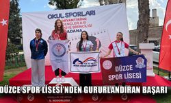DÜZCE SPOR LİSESİ’NDEN GURURLANDIRAN BAŞARI