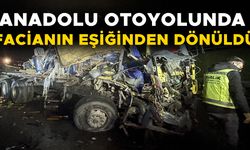 KAMYON İLE TIR’IN ÇARPIŞMASI SONUCU 1 KİŞİ YARALANDI