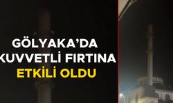 MERKEZ CAMİİ MİNARESİ ŞİDDETLİ RÜZGARLA DAKİKALARCA SALLANDI