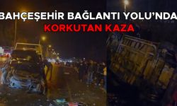 OTOMOBİLLE ÇARPIŞAN HALK OTOBÜSÜ ŞARAMPOLE UÇTU: 5 YARALI