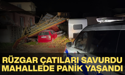 YENİ MAHALLE’DE KARAVAN VE OTOMOBİL ZARAR GÖRDÜ