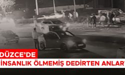 KAZA YAPAN ARACA YARDIMA KOŞTULAR