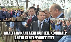 BELEDİYE BAŞKANI ÖZLÜ, GÜRLEK’E ANTİK KENT HAKKINDA BİLGİ VERDİ