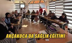 KURSİYERLER SAĞLIK KONUSUNDA BİLGİLENDİRİLDİ