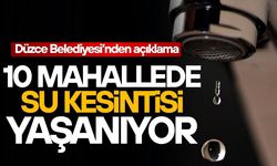 DÜZCE BELEDİYESİ’NDEN AÇIKLAMA