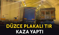 TIR İÇERİSİNDE SIKIŞAN SÜRÜCÜ HASTANEYE KALDIRILDI