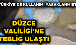 DÜZCE’DE KULLANIMINA 30 MAYIS’A KADAR İZİN VERİLECEK