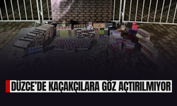 DÜZCE'DE ÇOK SAYIDA KAÇAK ELEKTRONİK SİGARA TÜTÜNÜ ELE GEÇİRİLDİ