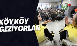 LİSELİLERDEN OLUŞAN TİYATRO GRUBU KÖY OKULLARINDA SAHNE ALIYOR