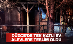 BOŞ OLDUĞU ÖĞRENİLEN EV KULLANILAMAZ HALE GELDİ
