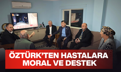 SAĞLIK DURUMLARI HAKKINDA BİLGİ ALDI, MORAL VERDİ