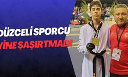 BELÇİKA’DAN DÜZCE’YE ALTIN MADALYA İLE DÖNDÜ