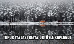 KAR MANZARASI KARTPOSTALLIK GÖRÜNTÜLER OLUŞTURDU