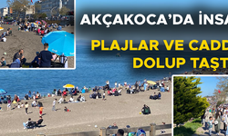 GÜZEL HAVAYI FIRSAT BİLENLER SAHİLLERE AKIN ETTİ