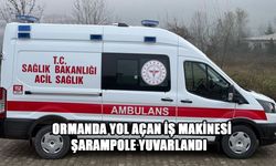 EKİPLER YARALI SÜRÜCÜYÜ KURTARMAK İÇİN ÇALIŞMA BAŞLATTI